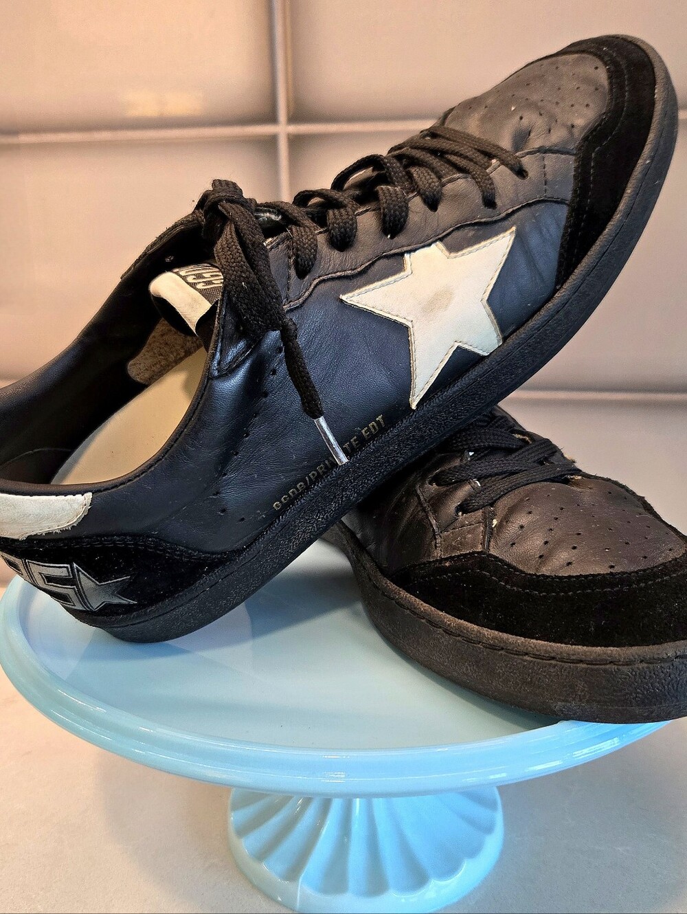 Golden Goose Italian Ballstar Leather Sneakers